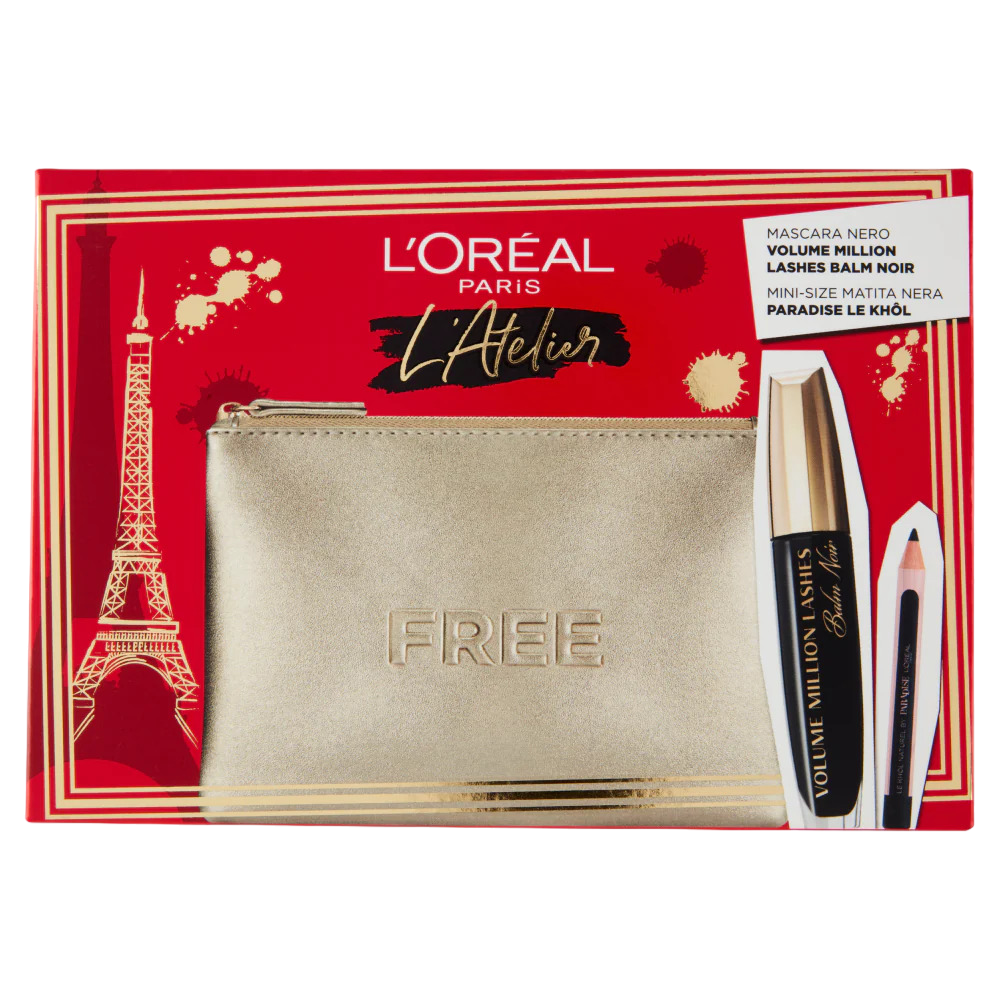 Atelier Kit Set L'Oreal Paris: Volume Million Lashes, Volumizing & Lengthening, Mascara, Black, 8.9 ml +