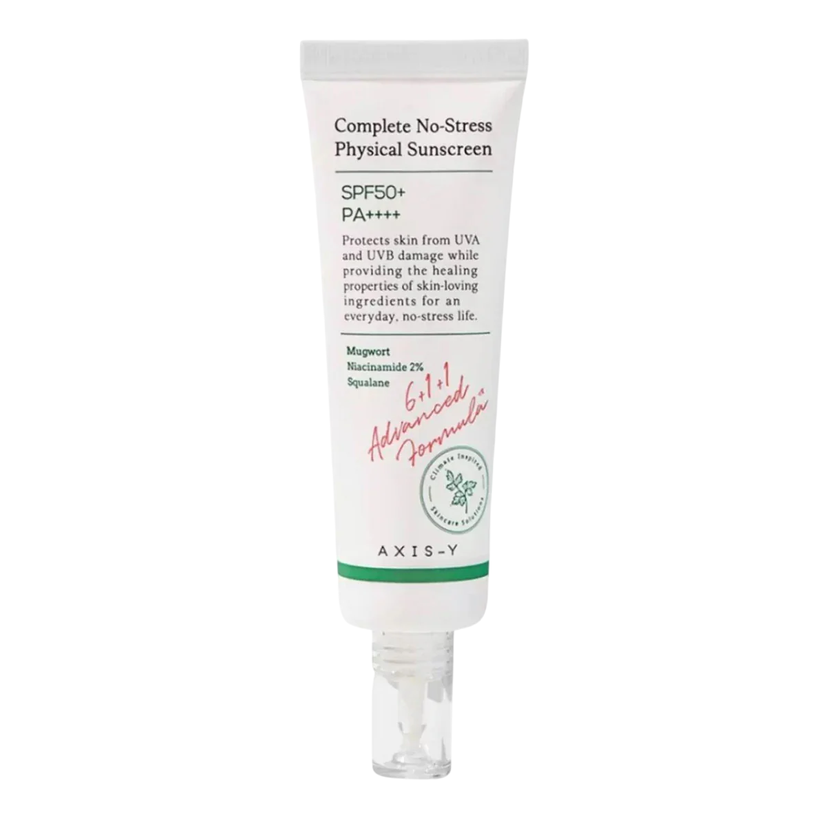 Axis-Y, Complete No-Stress, Sun Protection, Sunscreen Cream, For Face, SPF 50+, 50 ml