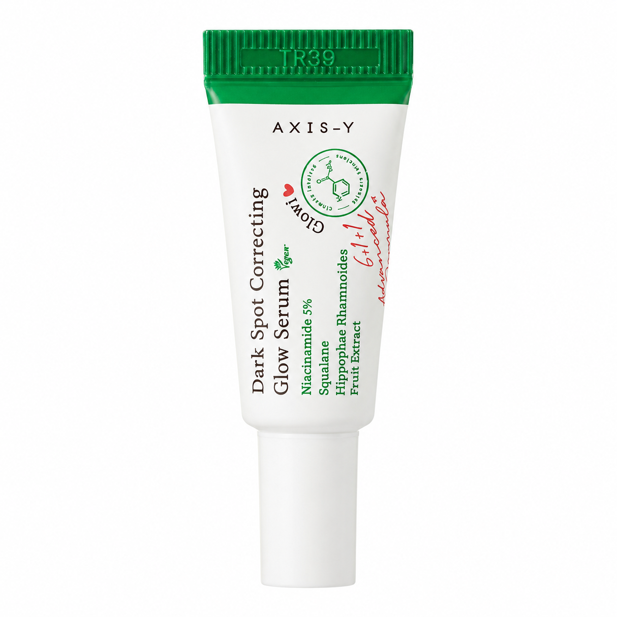 Axis-Y, Dark Spot Correcting Glow, Brightening & Hydrating, Day & Night, Serum, For Face, 5 ml *Miniature