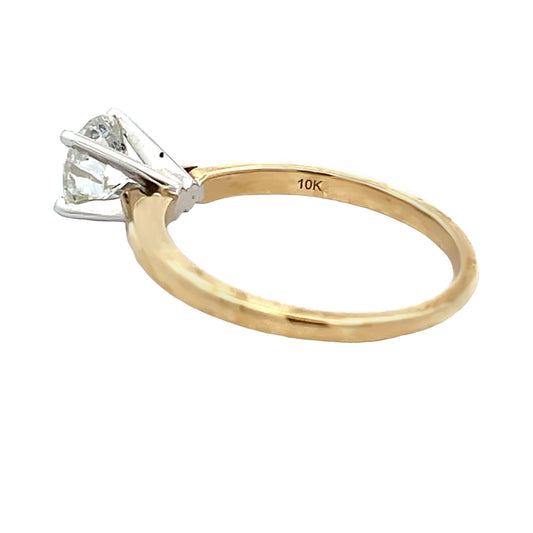 Diamante de 1,00 ct Oro Amarillo de 10 kt