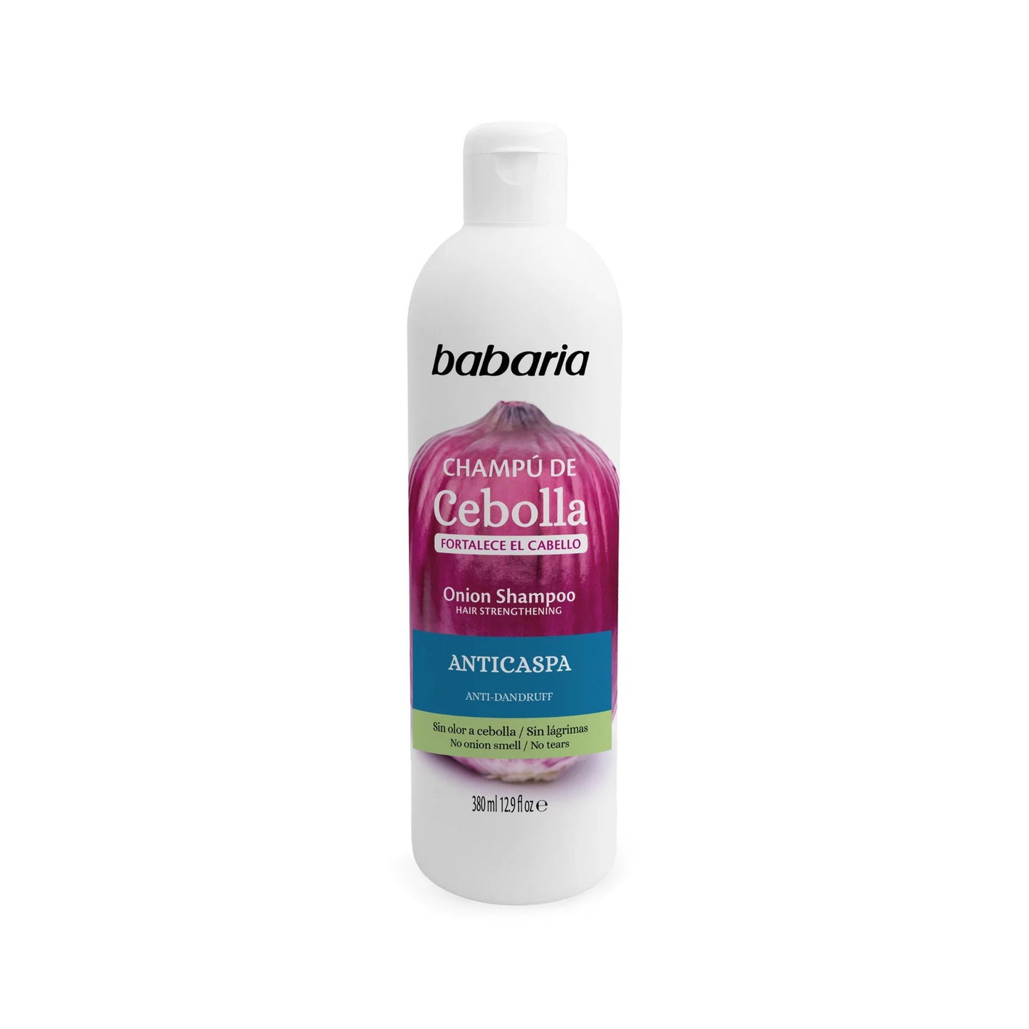 Babaria, Onion, Hair Shampoo, Anti-Dandruff & Strengthening, 380 ml