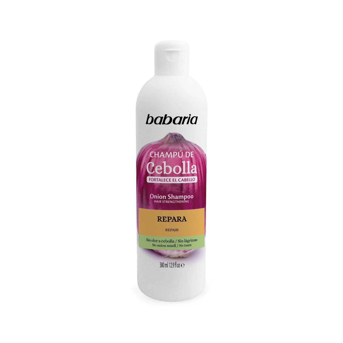 Babaria, Onion, Hair Shampoo, Strengthening & Repairing, 380 ml