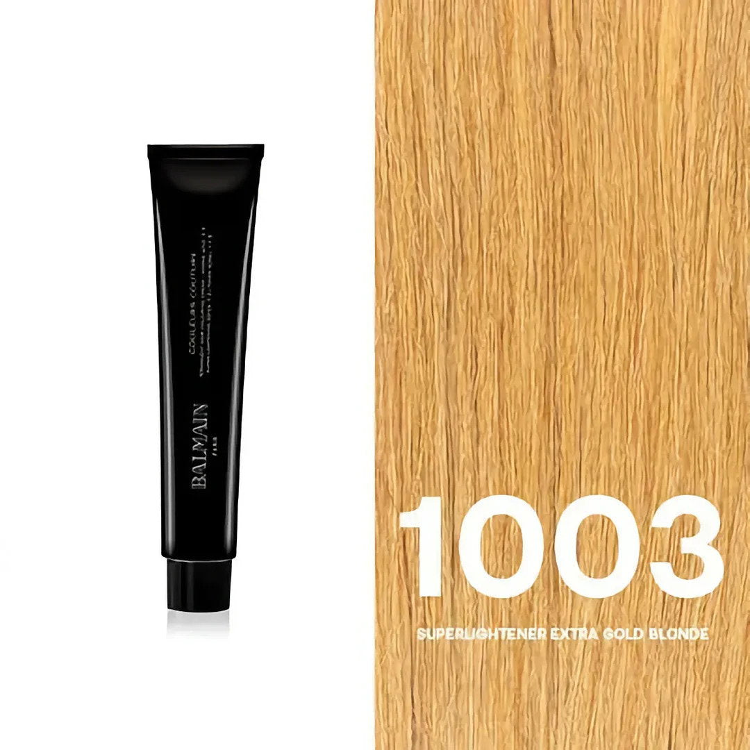 Balmain Professionnel, Couleurs Couture, Permanent Hair Dye, 1003 Superlightener Extra Gold Blonde, 60 ml