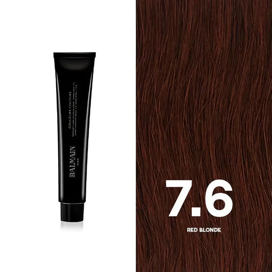 Balmain Professionnel, Couleurs Couture, Permanent Hair Dye, 7.6 Red Blonde, 60 ml