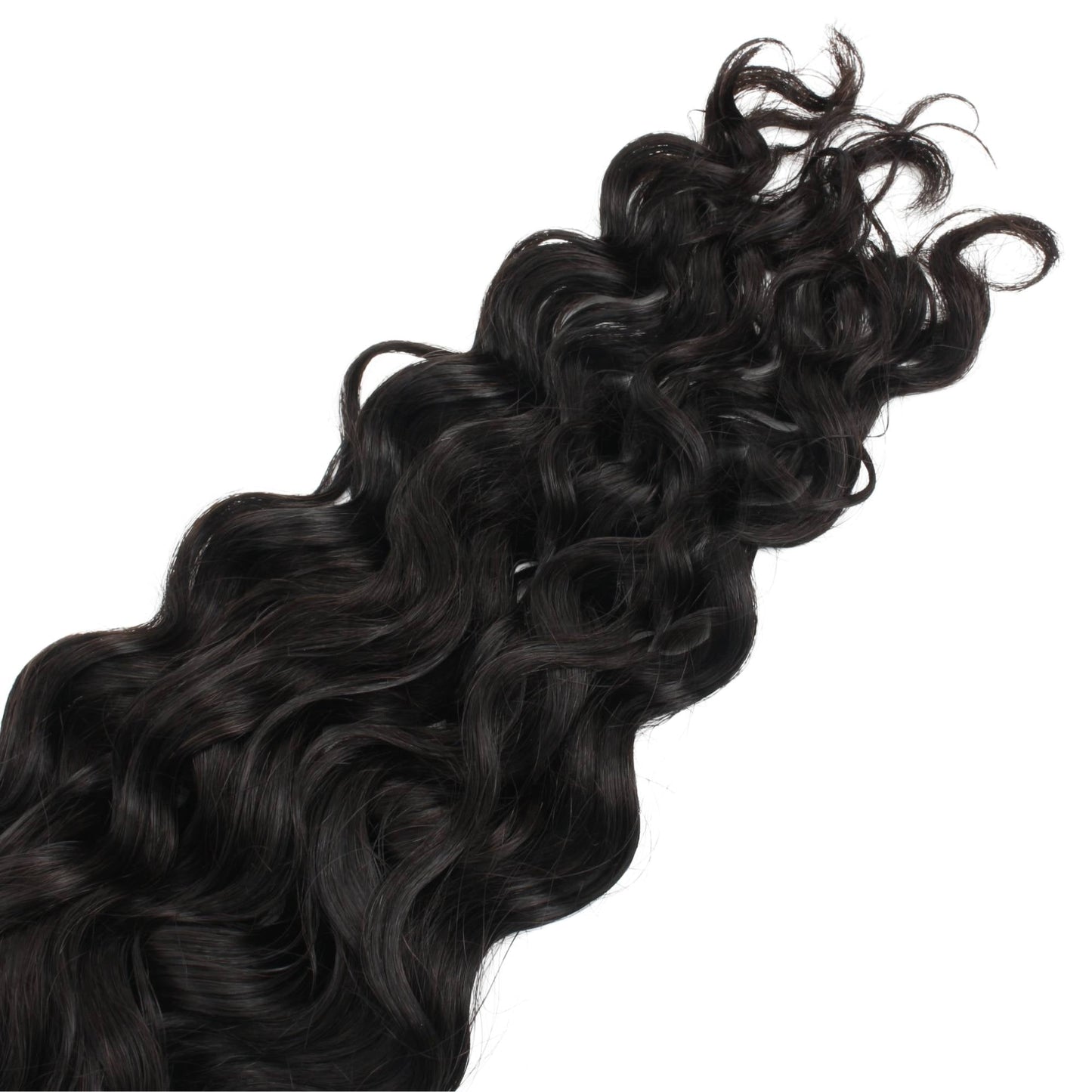 Beach Wave Bulk 100% Human Braiding Hair Luxegan