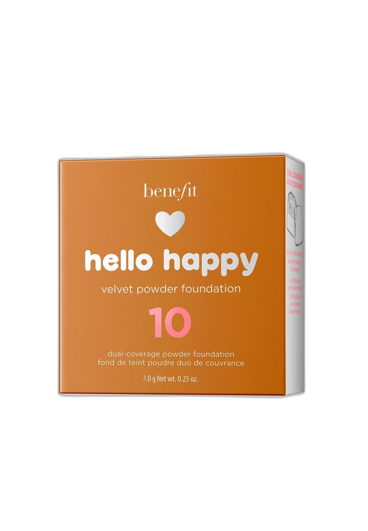 Benefit, Hello Happy Velvet, Mattifying, Compact Foundation, 10, Dark, 7 g - view 2