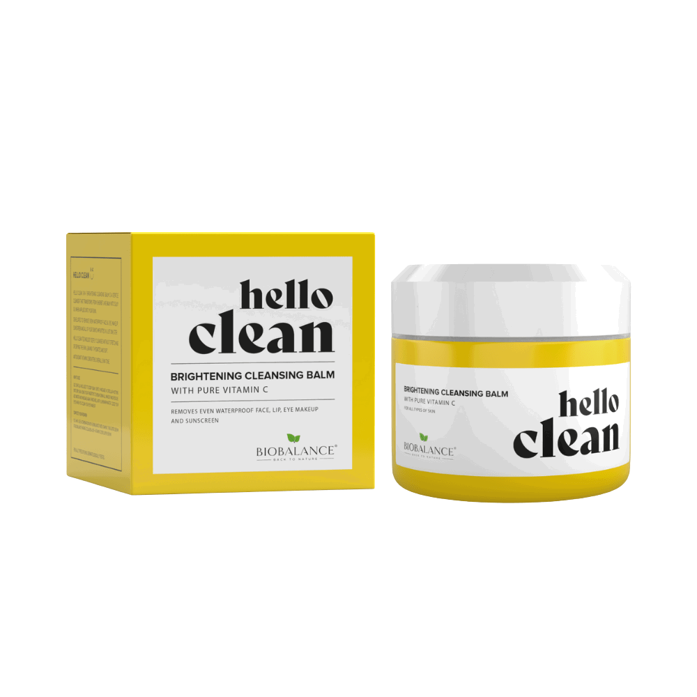 Bio Balance, Hello Clean Brightening, Brightening & Cleansing, Cleansing Balm, For Face, 100 ml