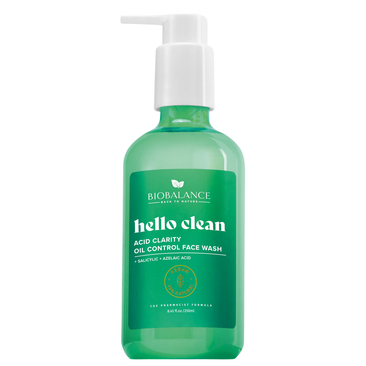 Bio Balance, Hello Clean Brightening, Cleansing, Purifying & Mattifying, Cleansing Gel, For Face, 250 ml