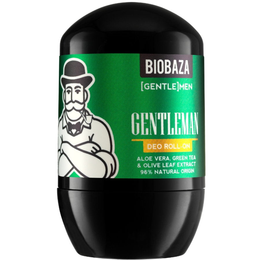 Biobaza, Gentlemen, Aloe Vera, Anti-Perspirant, Deodorant Roll-On, For Men, 50 ml