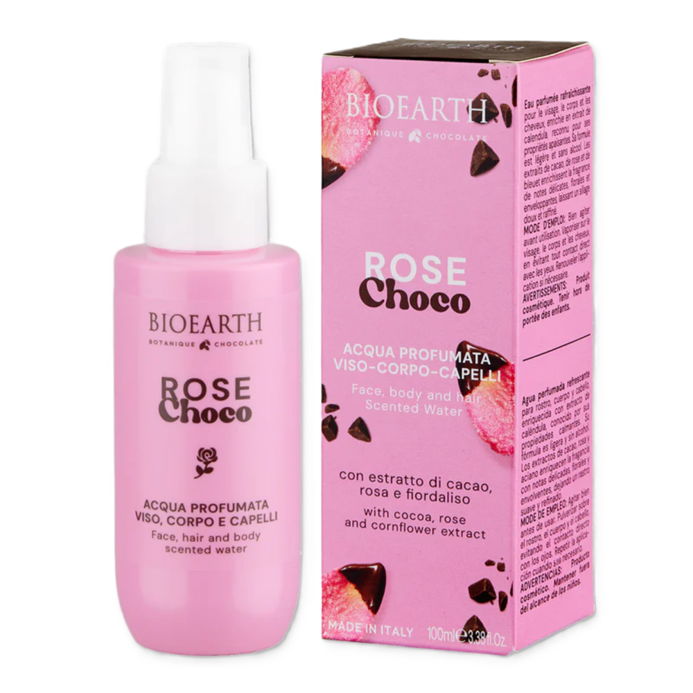 Bioearth, Rose Choco, Refreshing, Mist Spray, For Body, Face & Hair, 100 ml
