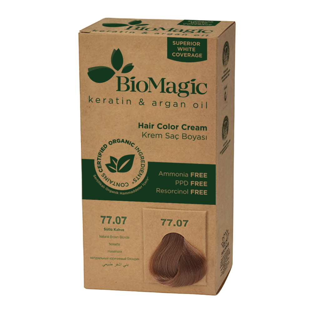 Biomagic, Biomagic, Keratin & Argan Oil, Permanent Hair Dye, 77.07 , 250 ml *Tester