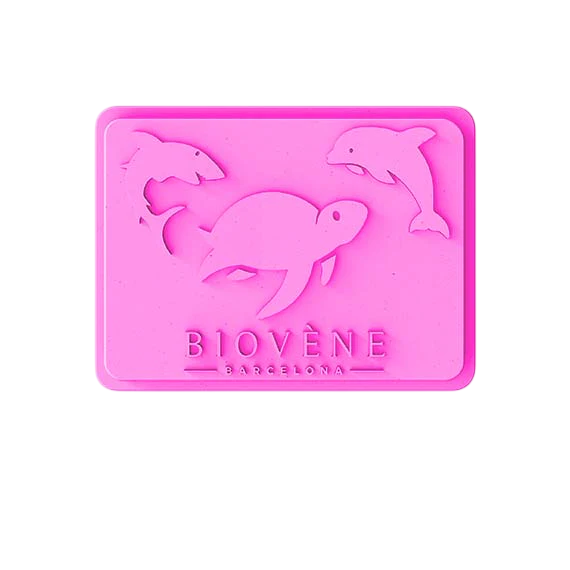 Biovene, Bamboo In-Shower, Storage & Travel, Travel Case, Sunset Pink