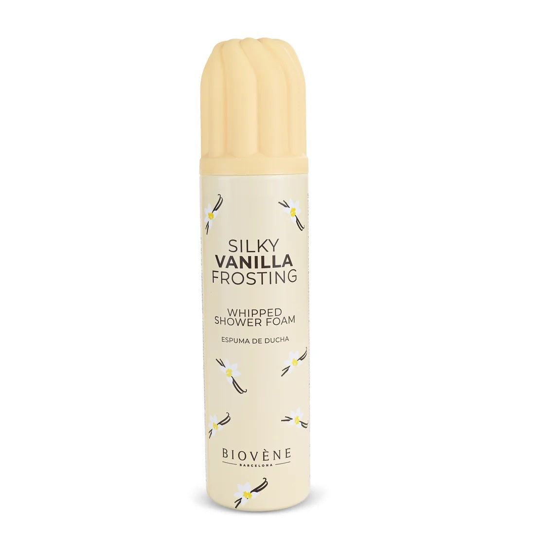 Biovene, Silky Vanilla Frosting, Hydrating, Shower Mousse, 250 ml