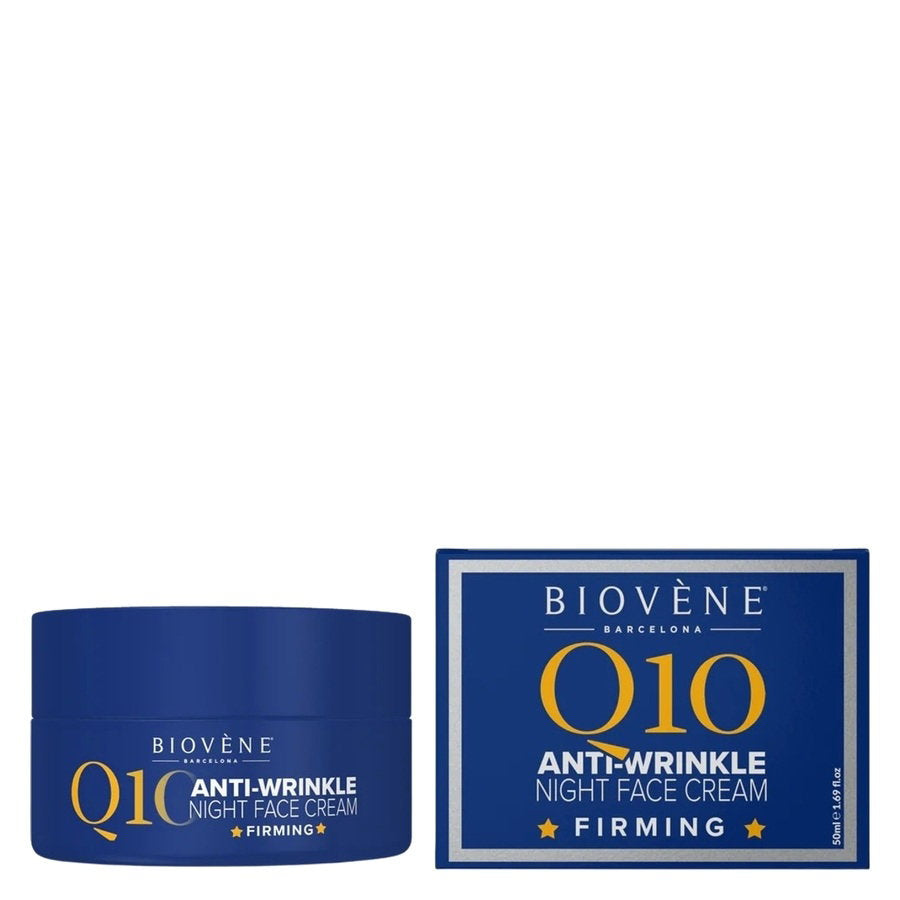 Biovene, Q10 Anti-Wrinkle, Firming, Night, Cream, For Face, 50 ml