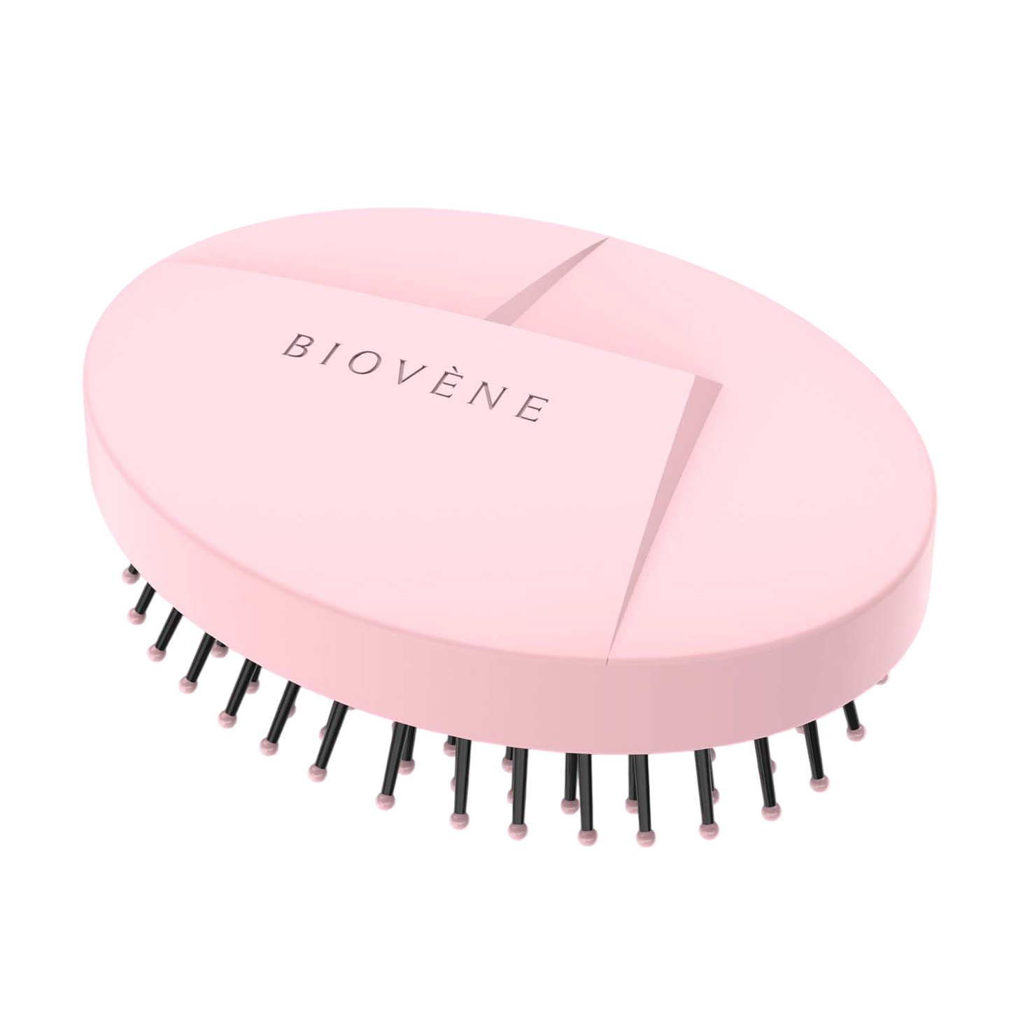 Biovene, The Conscious, Compact, Hair Brush, Ice Pink, Detangles