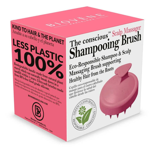 Biovene, The Conscious Shampooing Brush, Scalp Brush, Pink