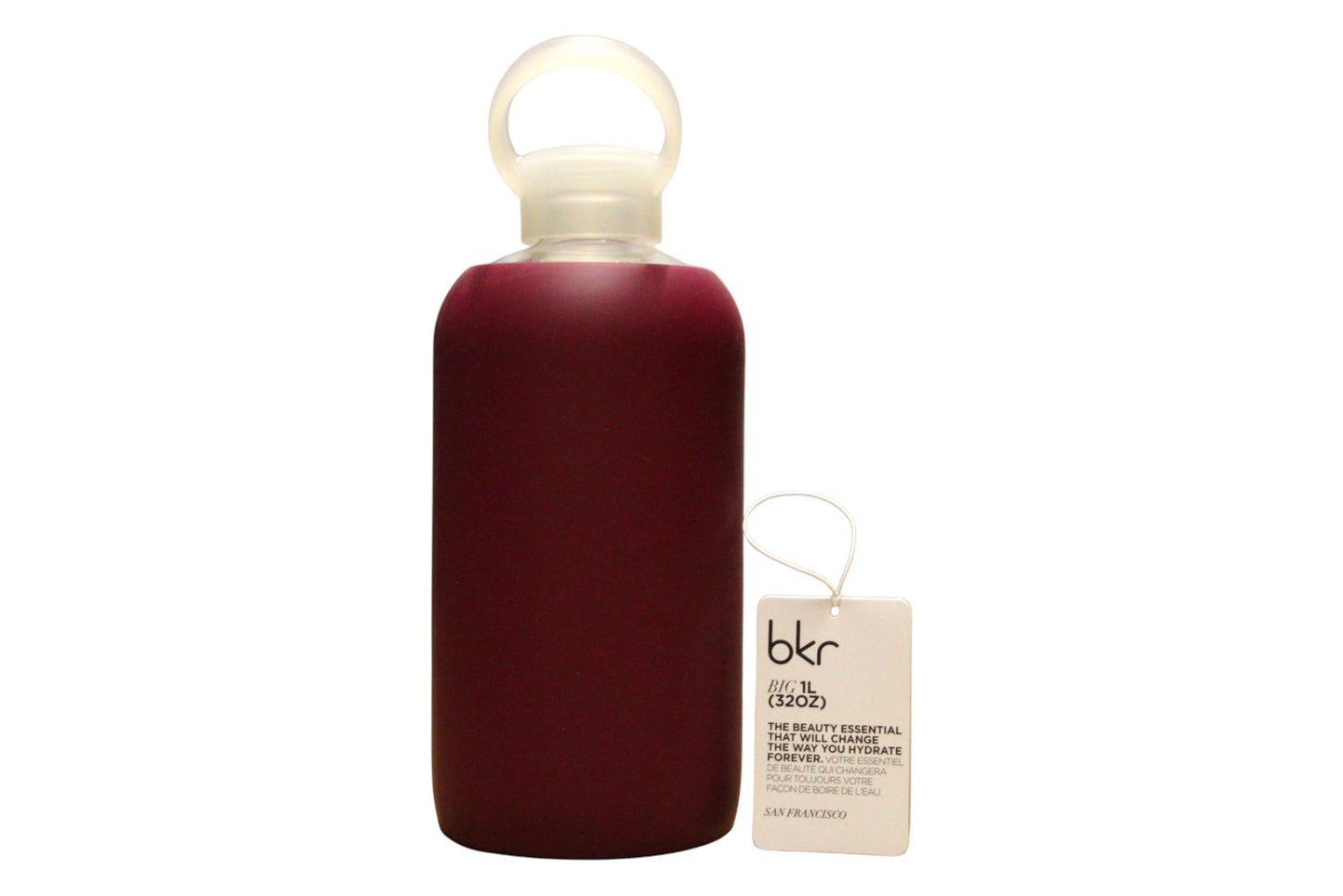 Bkr, Bitten Spiked, GWP Glass Water Bottle, 1000 ml