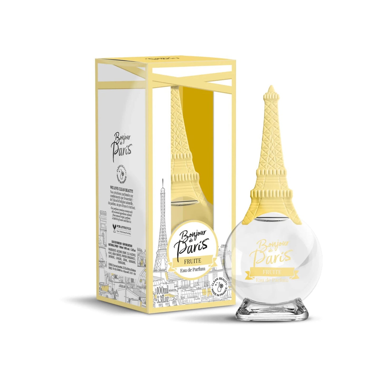 Bonjour de Paris, Fruite, Eau De Parfum, For Women, 50 ml