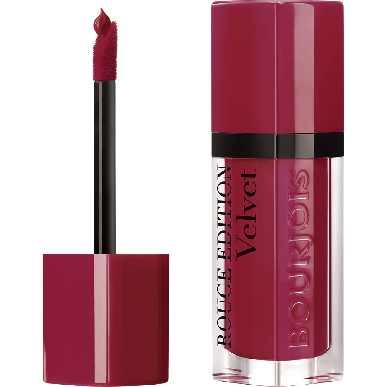 Bourjois, Rouge Edition Velvet, Dimethicone, Matte, Liquid Lipstick, 08, Grand Cru, 7.7 ml - view 3