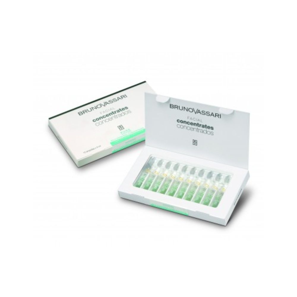 Set, Bruno Vassari, Pure Solutions, Niacinamide, Purifying, Ampoules Treatment Serum, For Oiliness, For Face