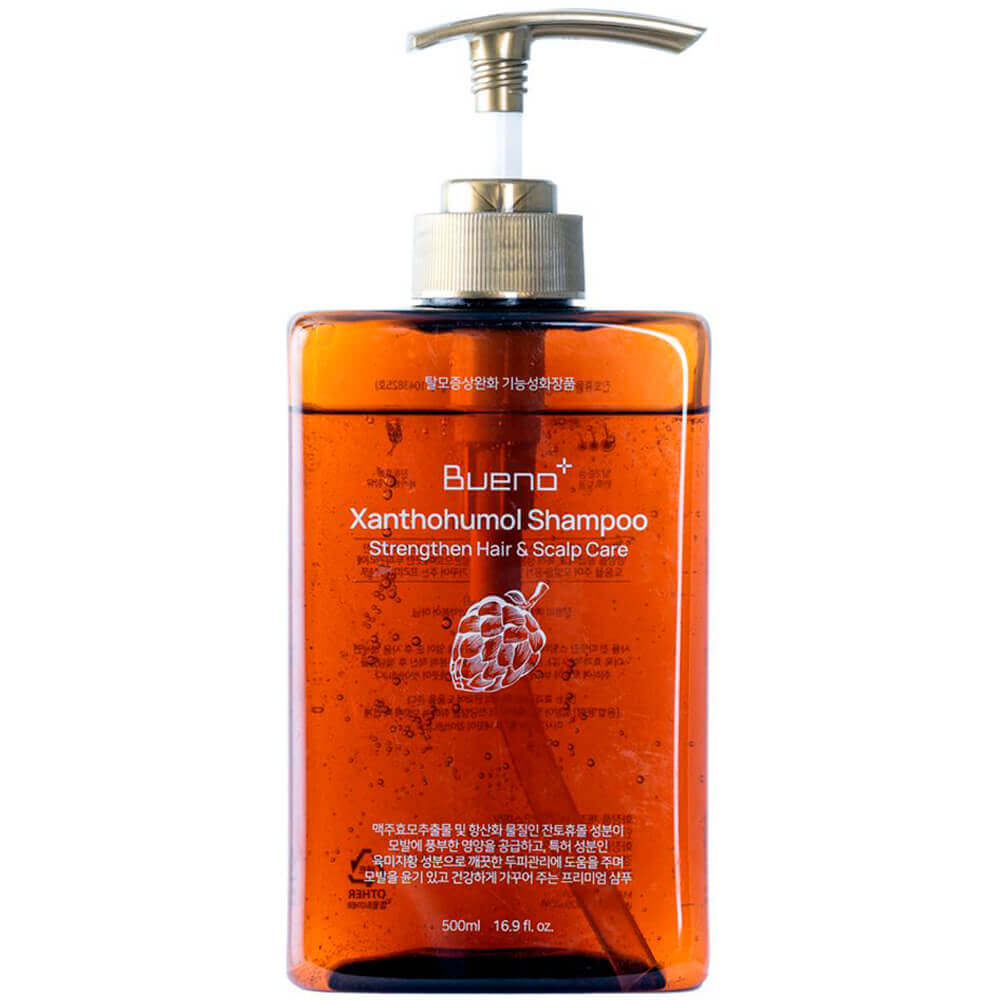 Bueno, Xanthohumol, Hair Shampoo, Strengthening & Anti-Hair Loss, 500 ml