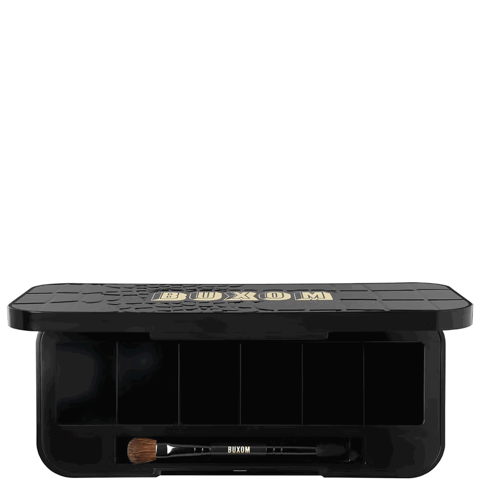 Buxom, Buxom, Empty Eyeshadow Case, Black, With 6 Slots