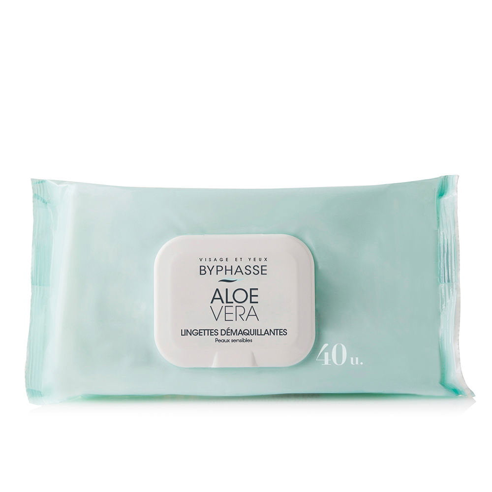 Byphasse, Byphasse, Aloe Vera, Cleansing Wipes, For Face, 40 pcs