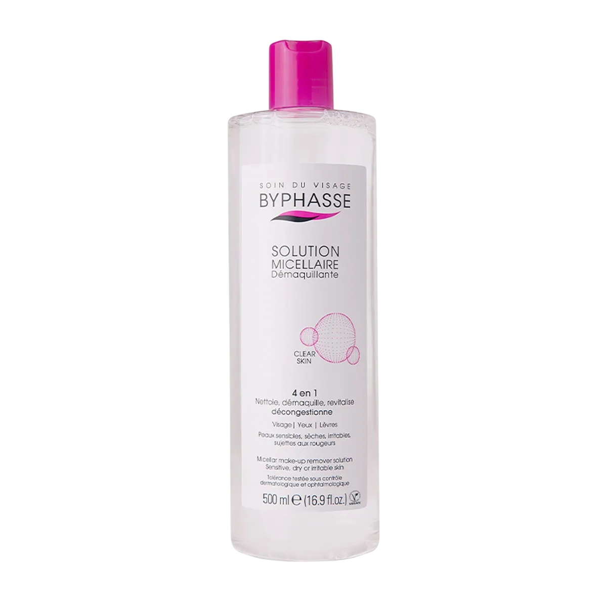 Byphasse, Byphasse, Makeup Removing, Micellar Water, For All Skin Types, 500 ml