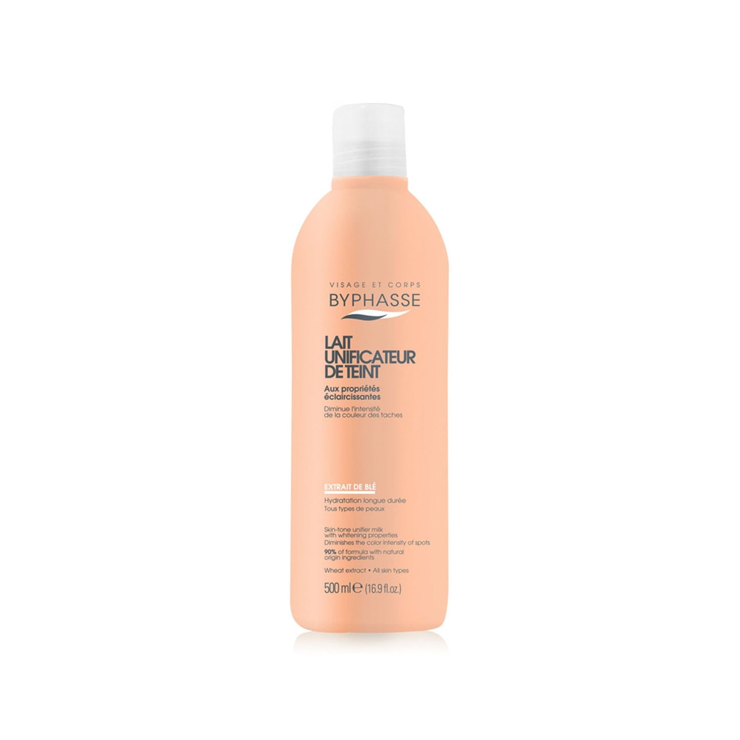 Byphasse, Byphasse, Wheat, Whitening, Body Milk, 500 ml *Tester