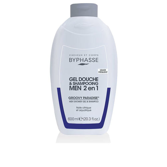 Byphasse, Groovy Paradise, Shower Gel & Shampoo 2-In-1, 600 ml