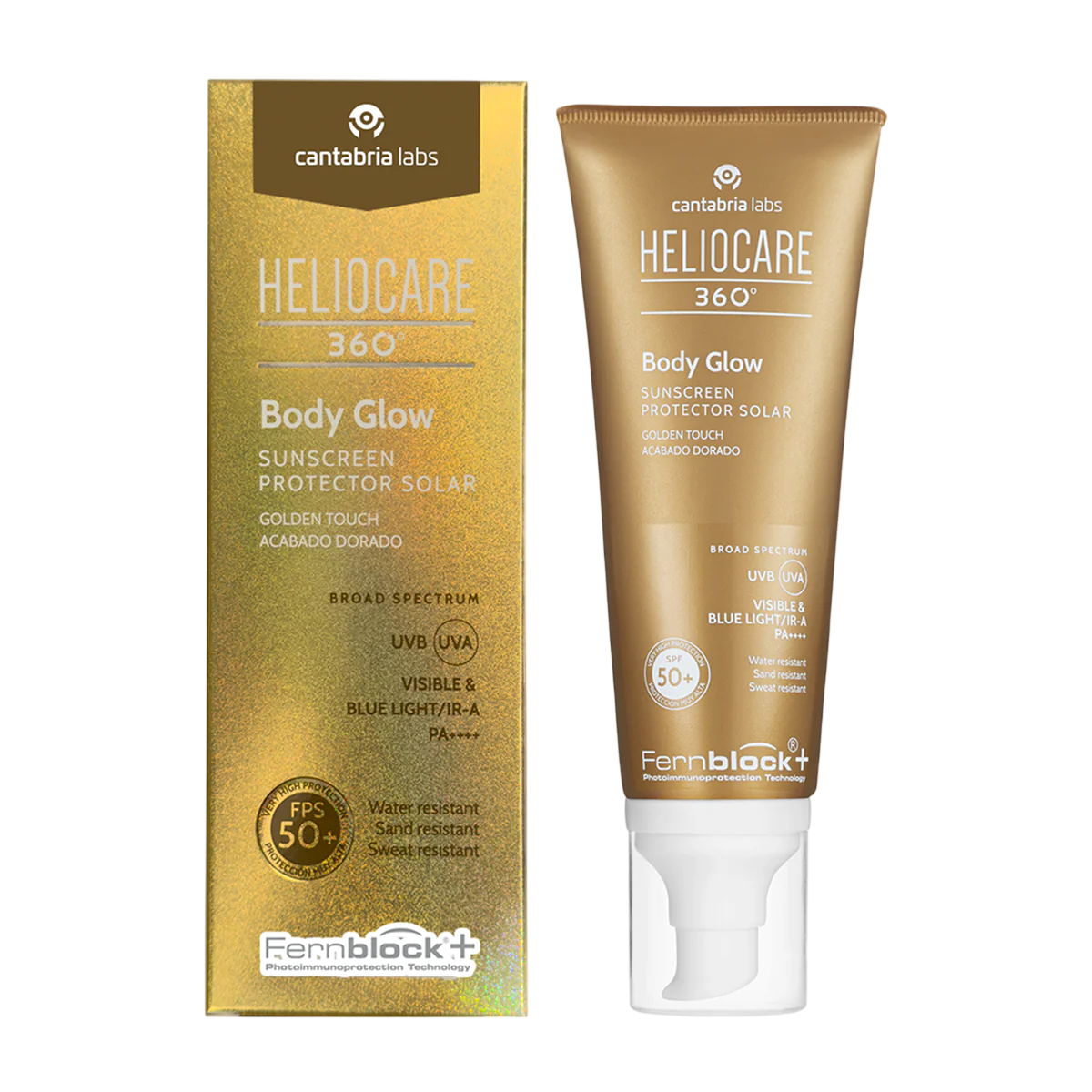 Cantabria Labs, Heliocare 360º, Glow, Sunscreen Lotion, SPF50+, 100 ml