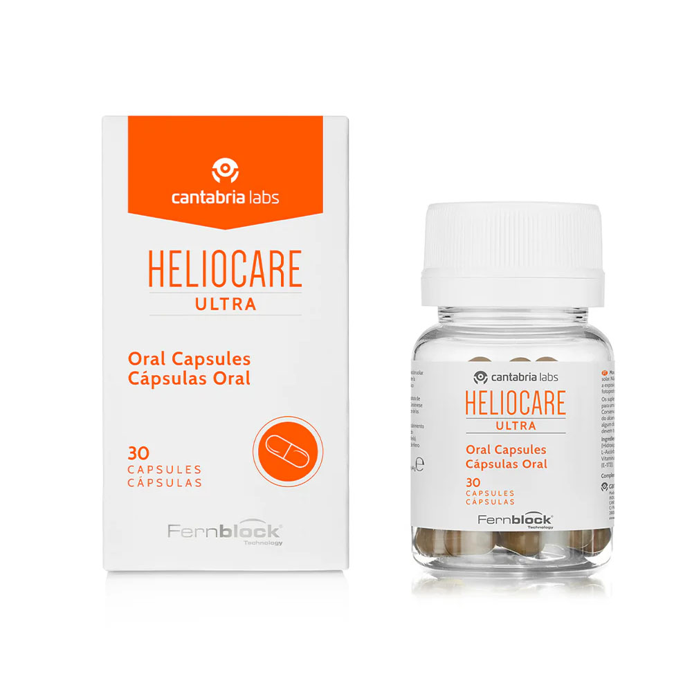 Cantabria Labs, Heliocare Ultra Oral, Fernblock, Antioxidant, Capsules, 30 capsules