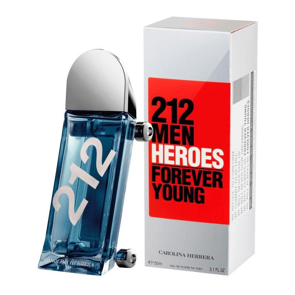 Carolina Herrera, 212 Heroes Forever Young, Eau De Toilette, For Men, 150 ml