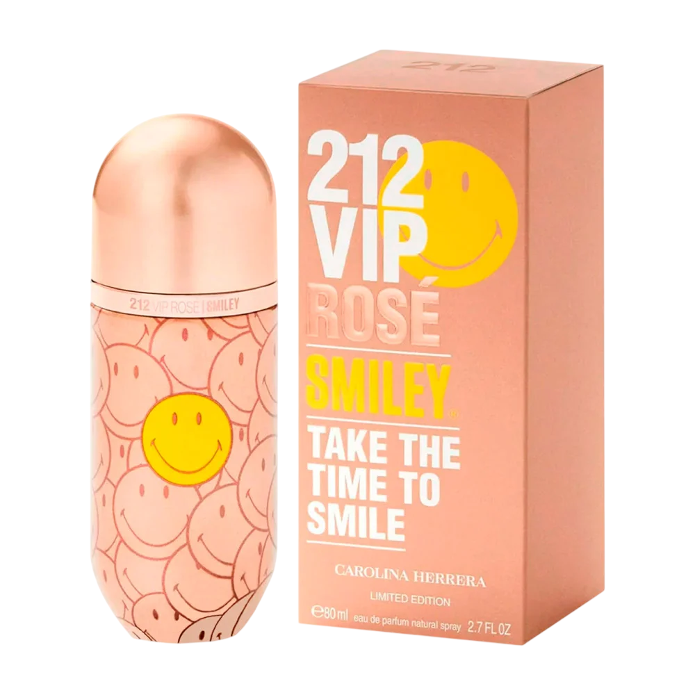 Carolina Herrera, 212 Vip Rose Smiley, Eau De Parfum, For Women, 80 ml