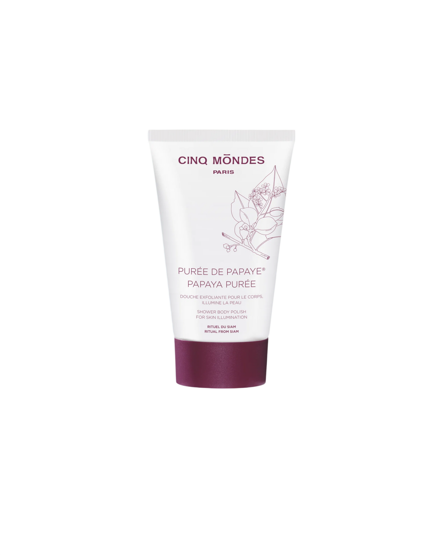 Cinq Mondes, Puree de Papaya, Exfoliating, Shower Gel, All Skin Types, 150 ml