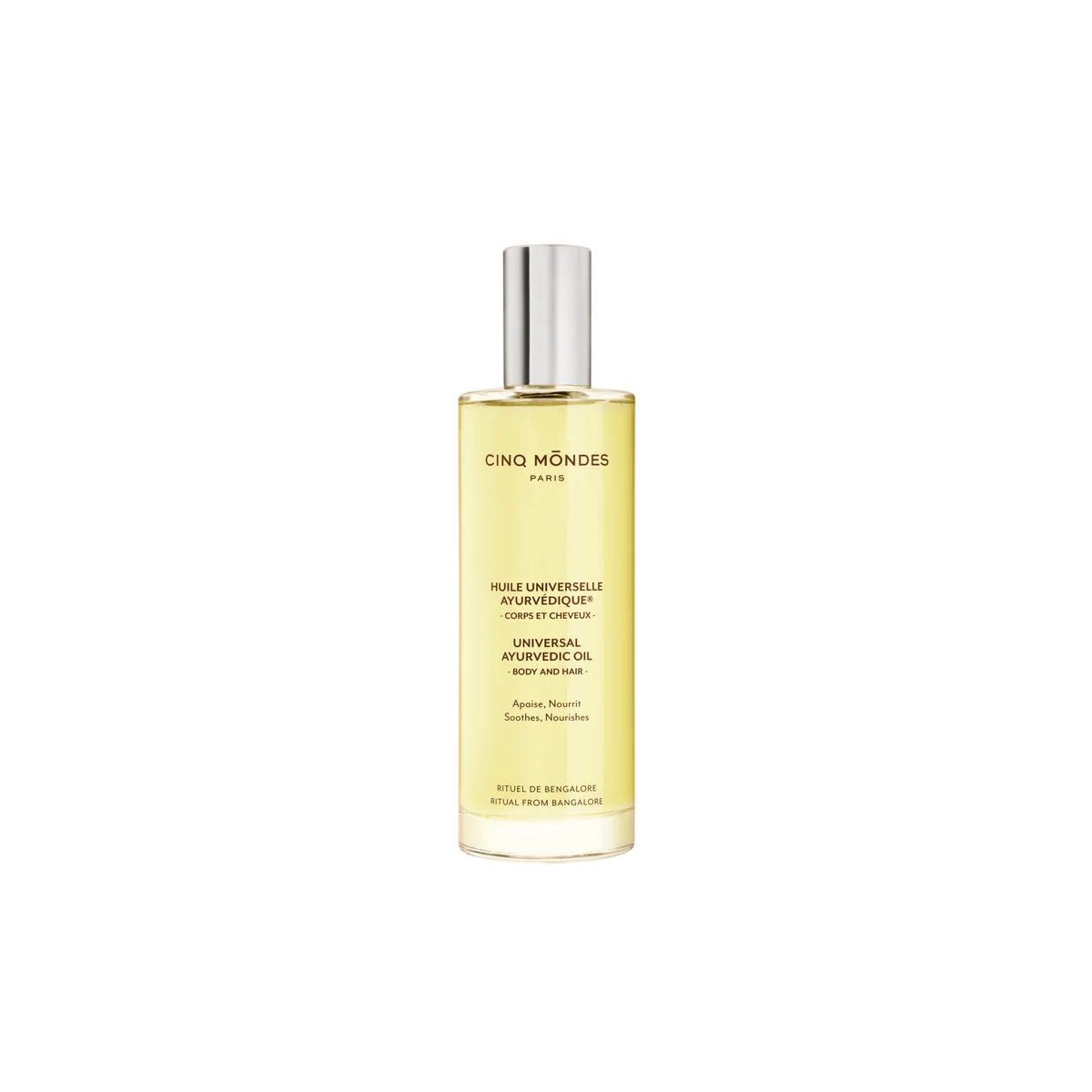 Cinq Mondes, Universal Ayurvedic, Ayurvedic Oil, Nourishing & Repairing, Dry Body Oil, 100 ml