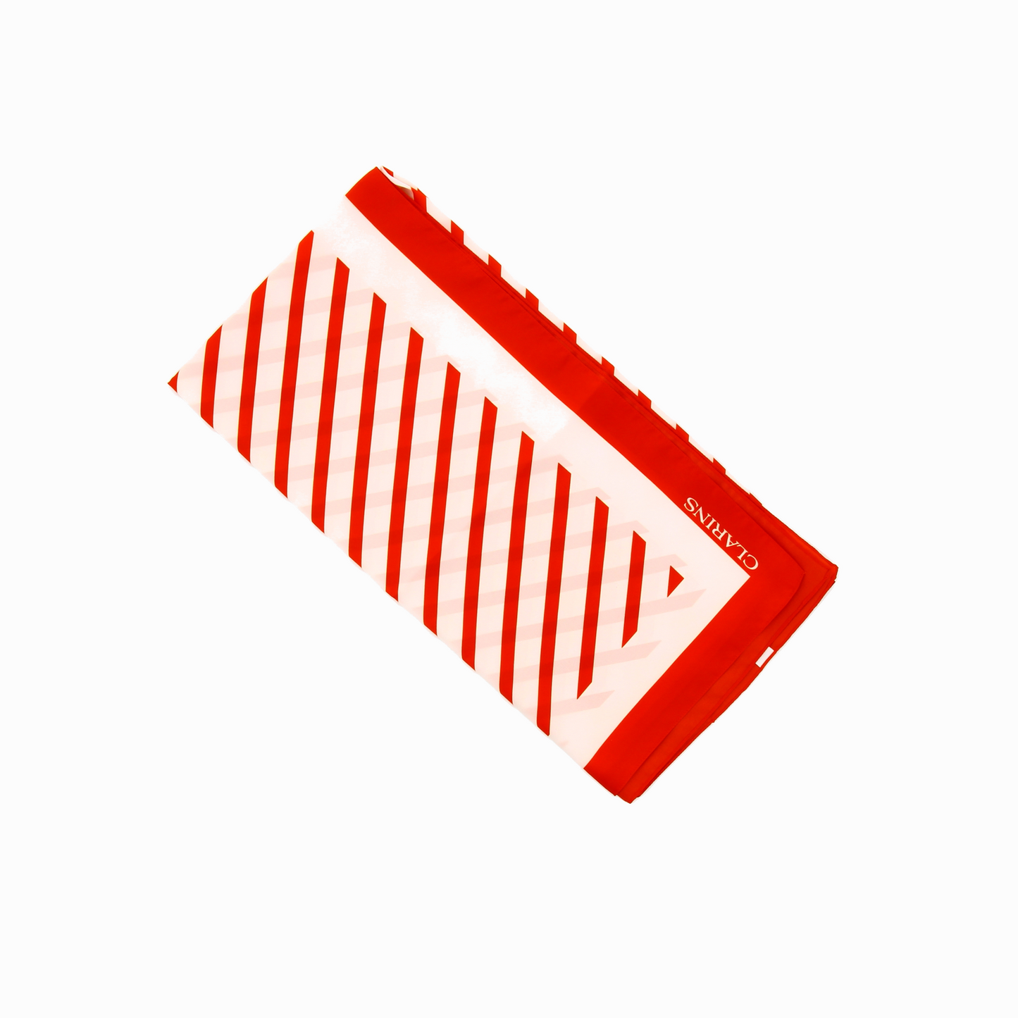 Clarins, Clarins, Textile Scarf, Red/White, For Women - view 3