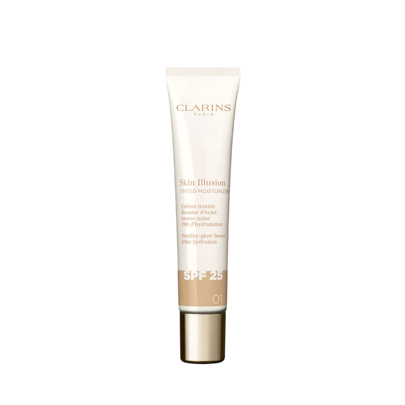 Clarins, Skin Illusion, Hydrating, Tinted Moisturizer, 01, SPF 25, 40 ml