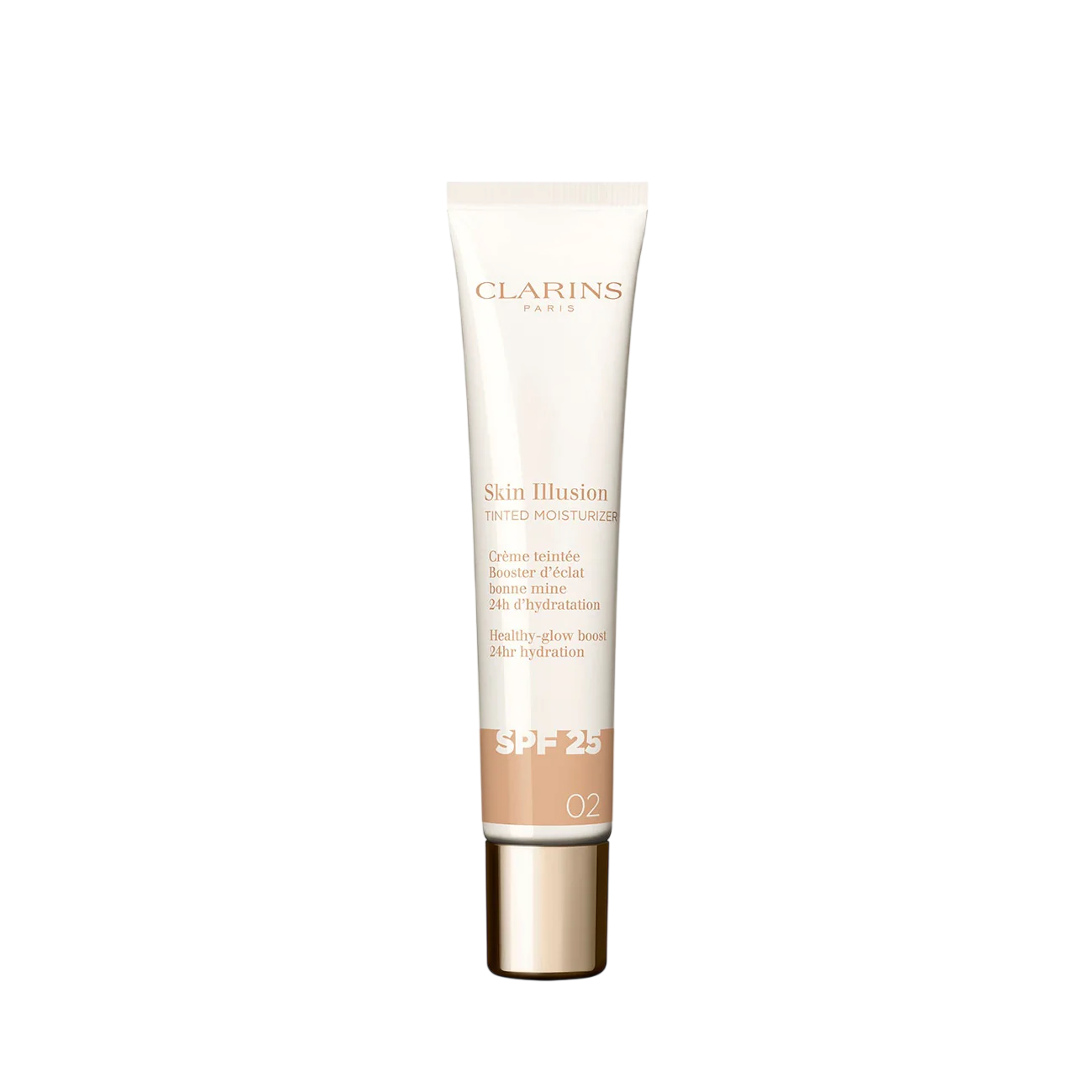 Clarins, Skin Illusion, Hydrating, Tinted Moisturizer, 02, SPF25, 40 ml