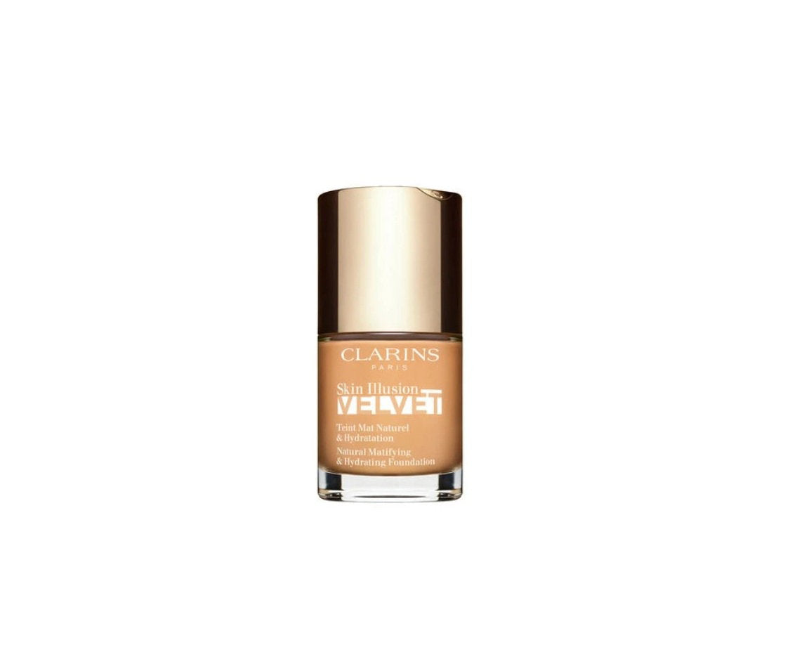 Clarins, Skin Illusion Velvet, Matte, Liquid Foundation, 112.5W, 30 ml