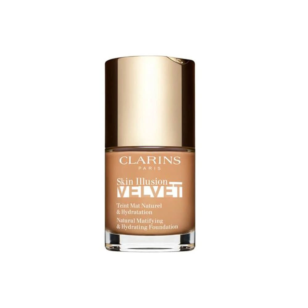 Clarins, Skin Illusion Velvet, Natural Ingredients, Matte Finish, Liquid Foundation, 109C, Wheat, 30 ml