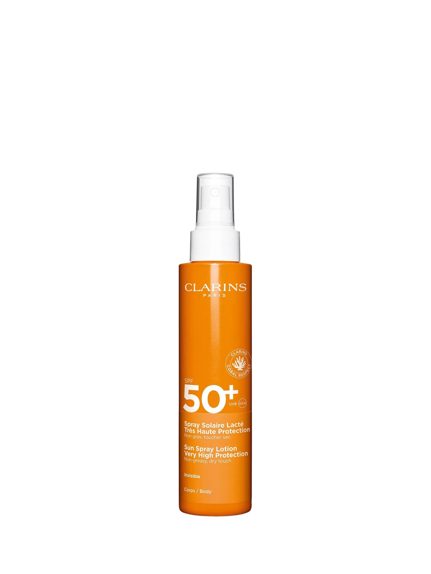 Clarins, Sun Care, Hydrating, UV Protection, Sunscreen Spray, SPF 50+, 150 ml