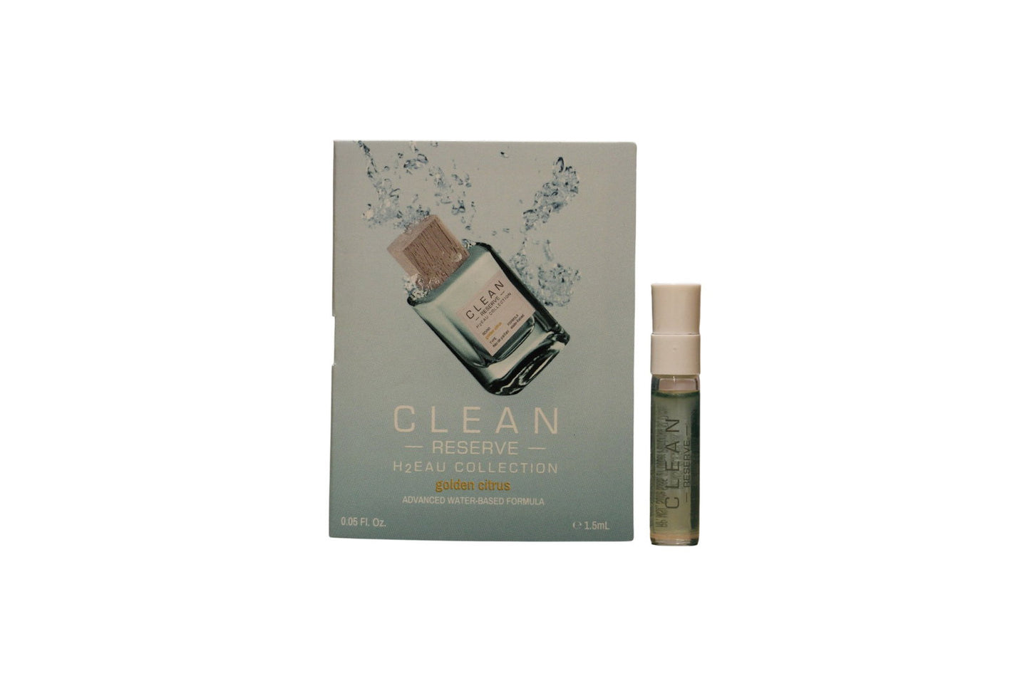 Clean, H2Eau Golden Citrus, Eau De Parfum, Unisex, 1.5 ml *Vial