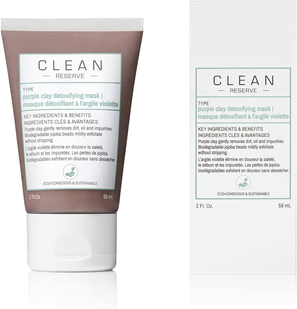 Clean, Reserve - Purple Clay, Detoxifying, Clay Mask, 59 ml - view 2