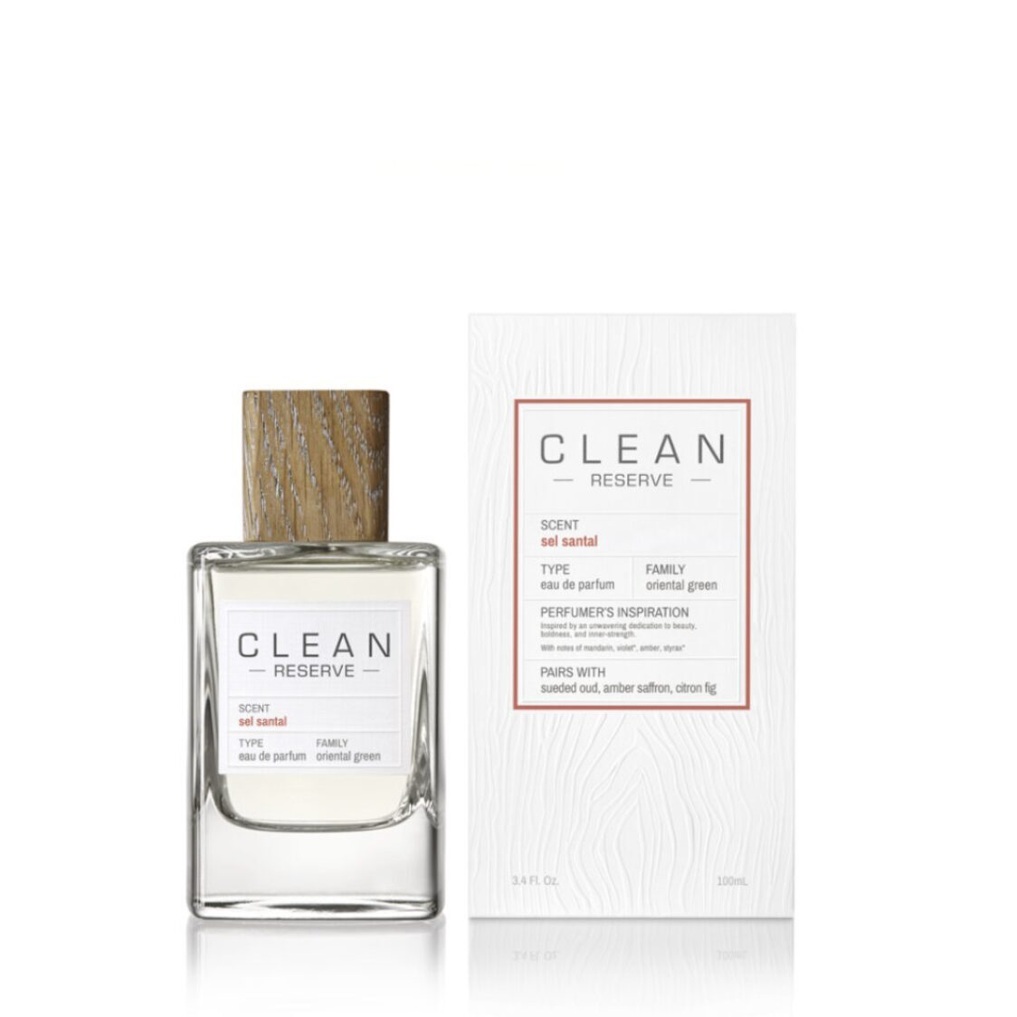 Clean, Reserve - Sel Santal, Eau De Parfum, Unisex, Refillable, 100 ml