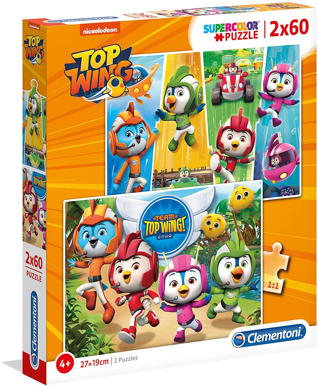 Clementoni, Top Wings, Jigsaw Puzzles 2 x60 pcs