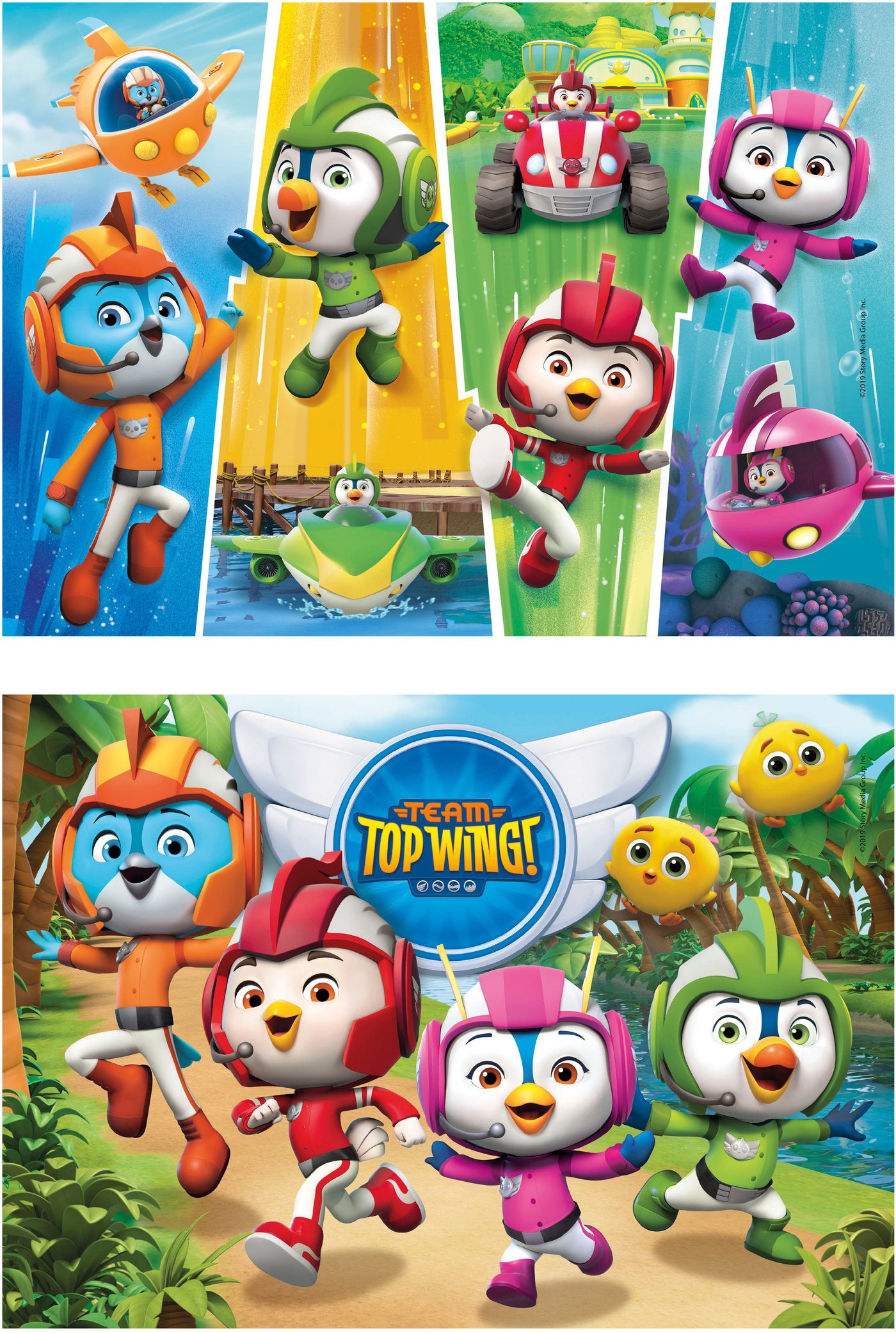 Clementoni, Top Wings, Jigsaw Puzzles 2 x60 pcs - view 2