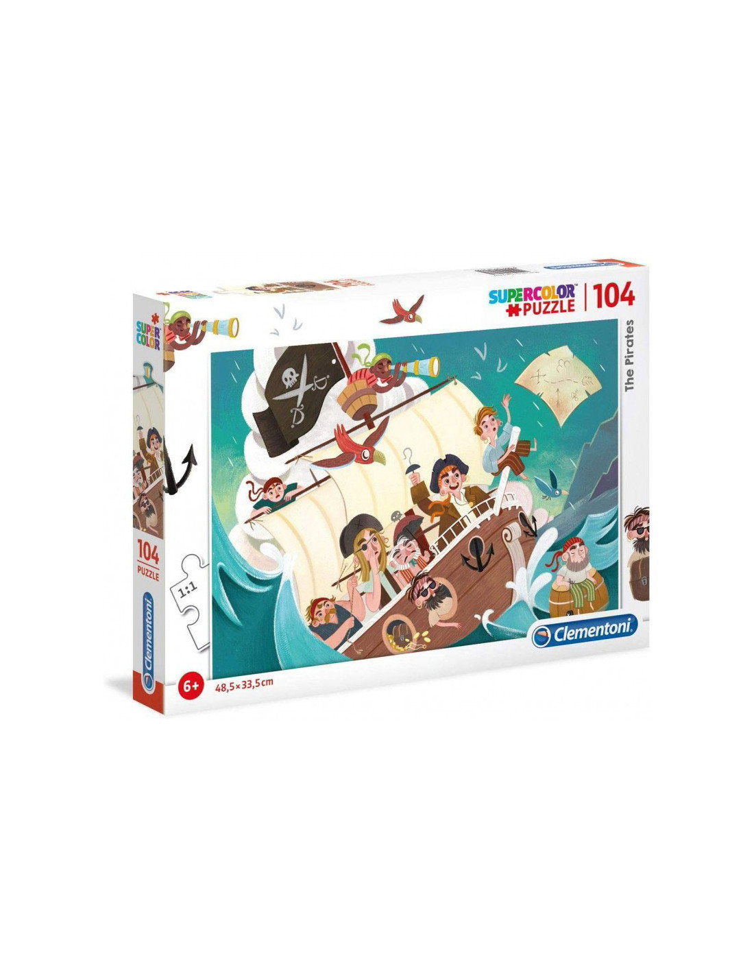 Clementoni, Pirates, Jigsaw Puzzles 104 pcs