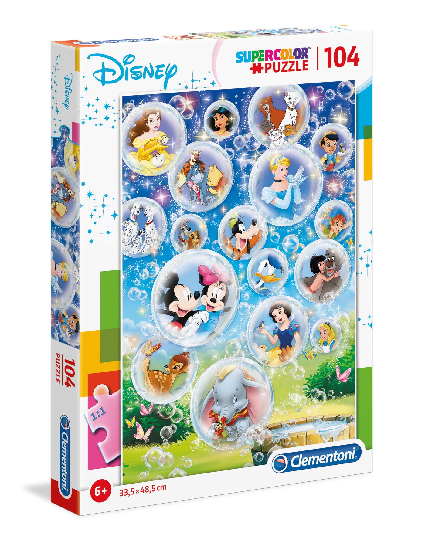Clementoni, SuperColor, Jigsaw Puzzles 104 pcs