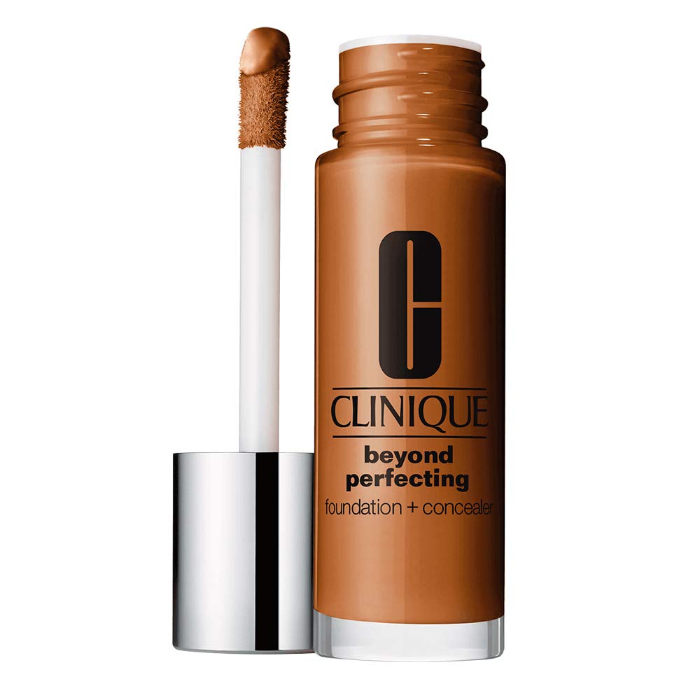 Clinique, Beyond Perfecting, Fragrance Free, Matte Finish, Liquid Foundation & Concealer 2-In-1, CN 28, Clove